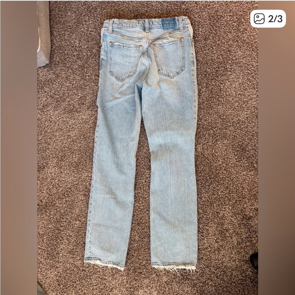 Abercrombie & Fitch 90s Straight Ultra High Rise Jeans Size 26 Regular - Picture 3 of 4